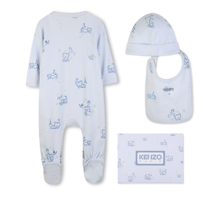 CONJUNTO DE PIJAMA, CHAP&Eacute;U E PEITORAL KENZO KIDS 
                        BOY