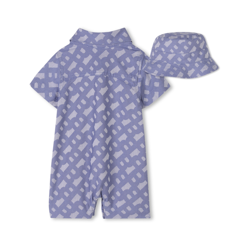 Macac&atilde;o curto e bon&eacute; tipo bob BOSS 
                        BOY