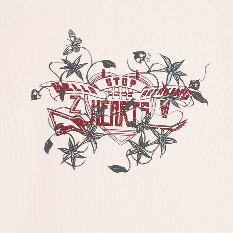 Sweatshirt de molet&atilde;o ZADIG & VOLTAIRE 
                        GIRL