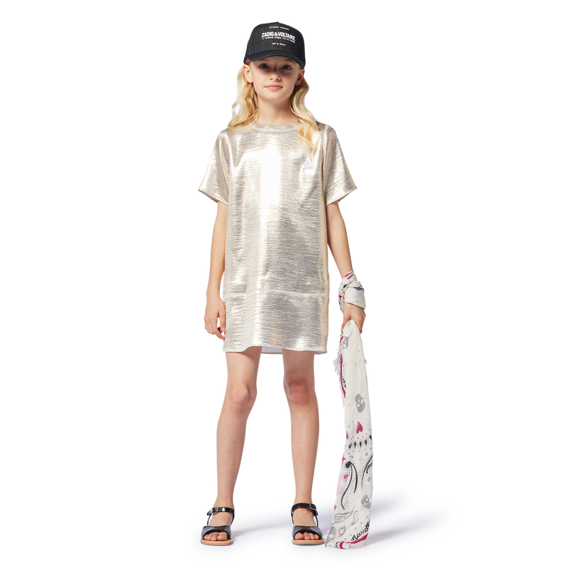 Metallic-look dress ZADIG & VOLTAIRE 
                    GIRL