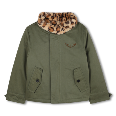 Jaqueta de sarja com bolsos com aba ZADIG & VOLTAIRE GIRL