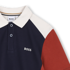 Polo de manga curta BOSS 
                    MENINO