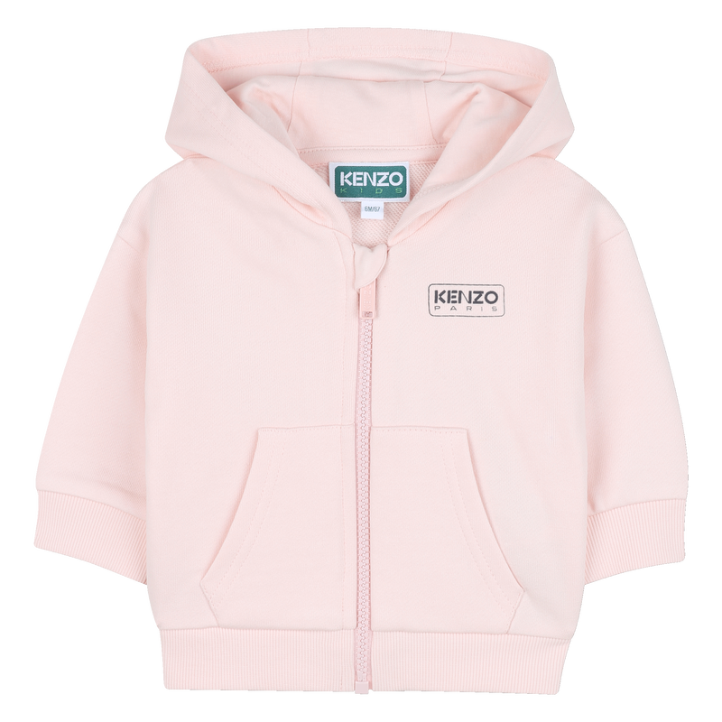 Conjunto de cardigã e calças KENZO KIDS 
                    GIRL