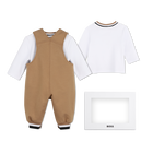 Conjunto de macac&atilde;o e camiseta BOSS 
                    BOY