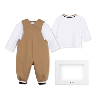 Conjunto de macac&atilde;o e camiseta BOSS BOY