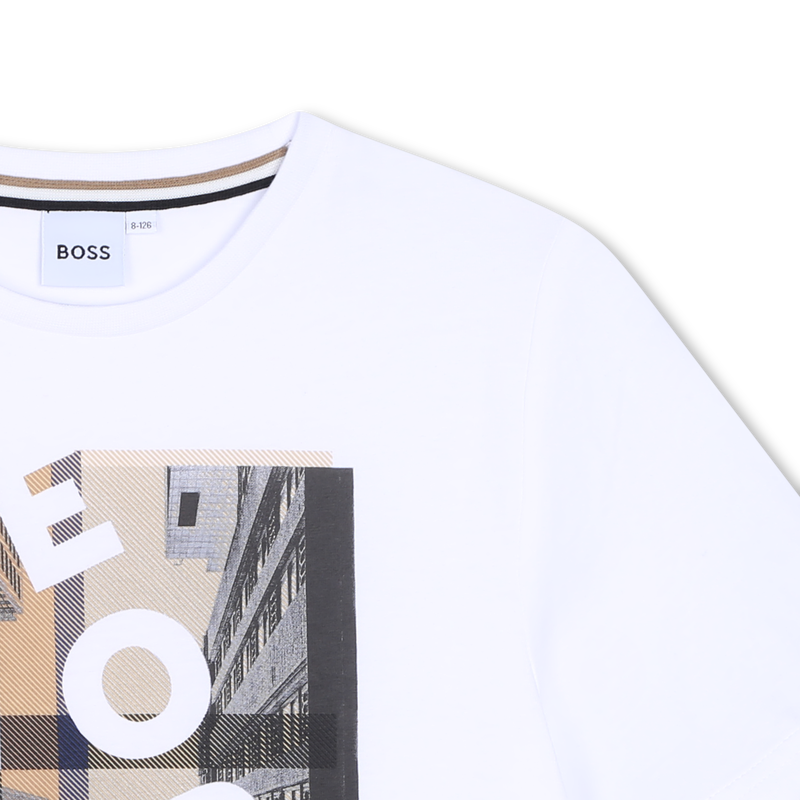 T-shirt de manga curta BOSS 
                        BOY