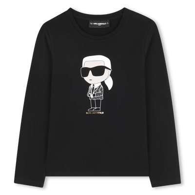 Camiseta de manga comprida KARL LAGERFELD KIDS GIRL