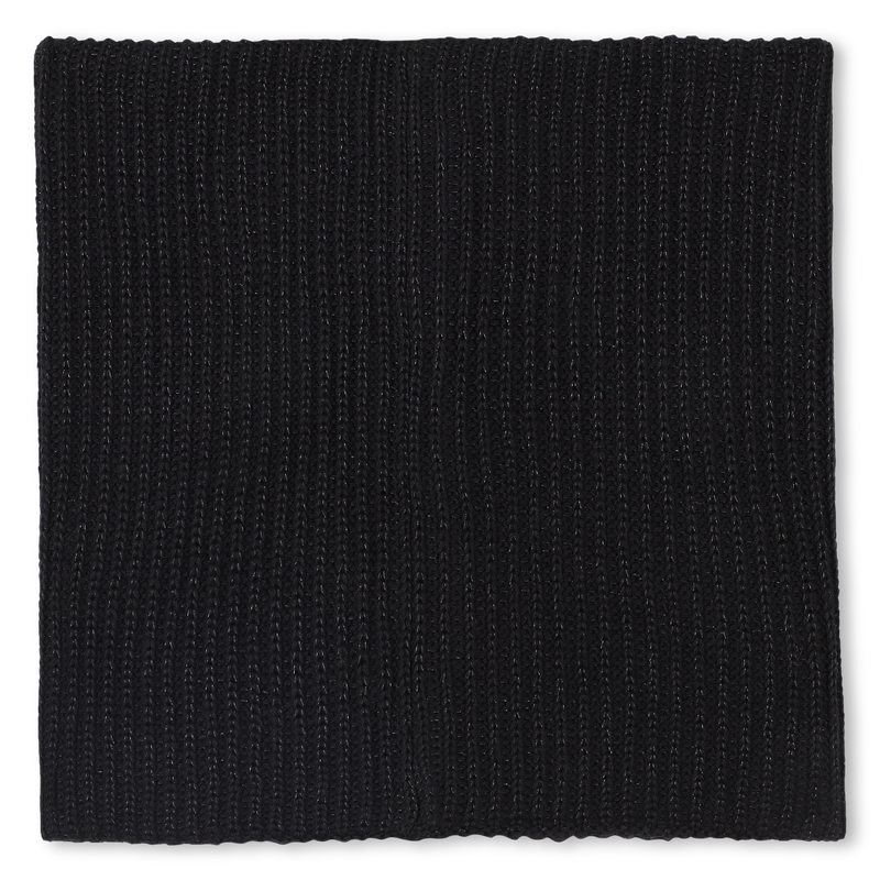 Conjunto de chap&eacute;u + aquecedor de pesco&ccedil;o KARL LAGERFELD KIDS 
                        GIRL