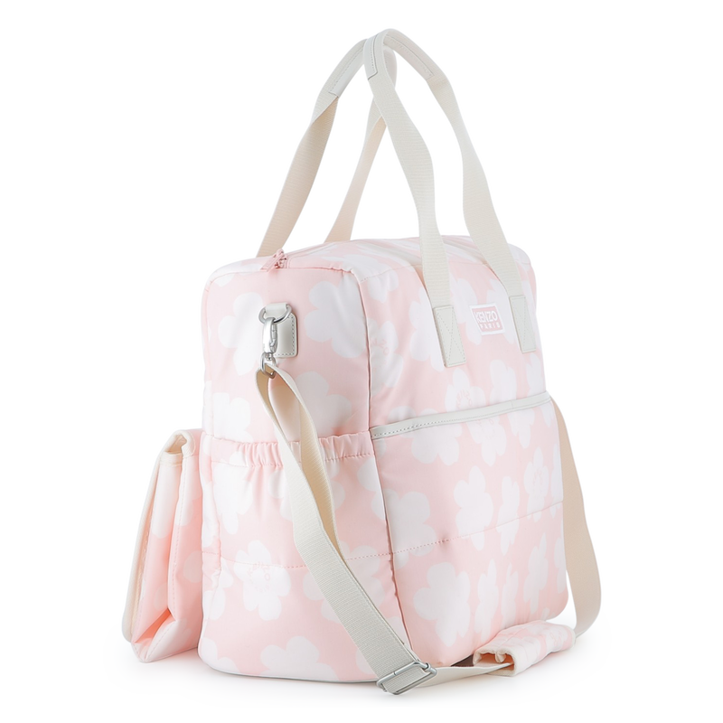 Saco de fraldas acolchoado em popelina estampada KENZO KIDS 
                        UNISEX