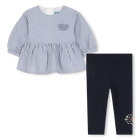 Conjunto blusa + legging KENZO KIDS 
                    MENINA