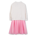Vestido bimaterial BILLIEBLUSH 
                    GIRL