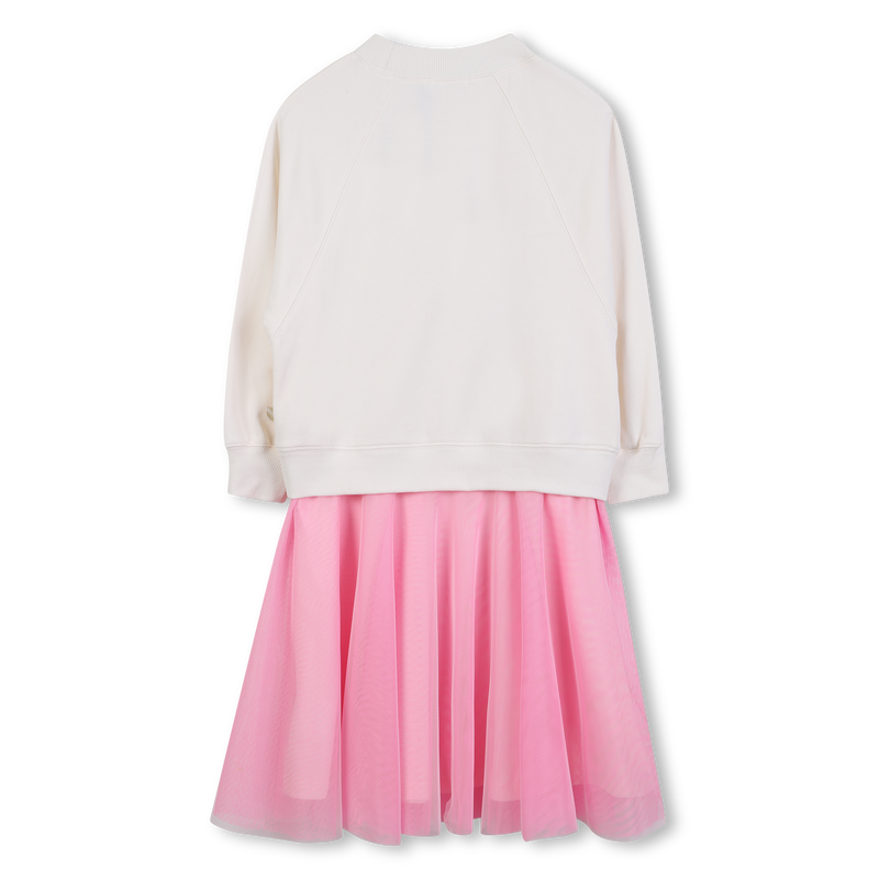 Vestido bimaterial BILLIEBLUSH 
                        GIRL