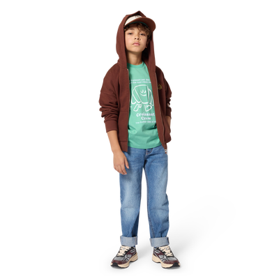 Cardigan  com capuz KIDS AROUND BOY