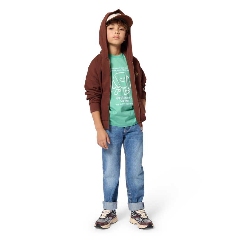 Cardigan  com capuz KIDS AROUND 
                        BOY
