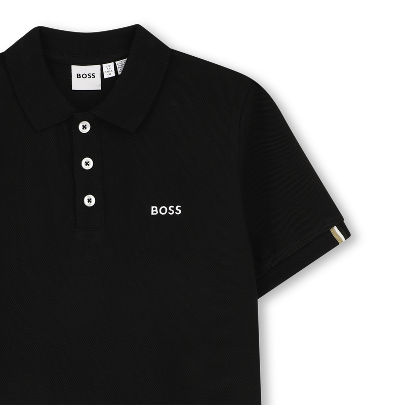 Polo de manga curta BOSS 
                        MENINO