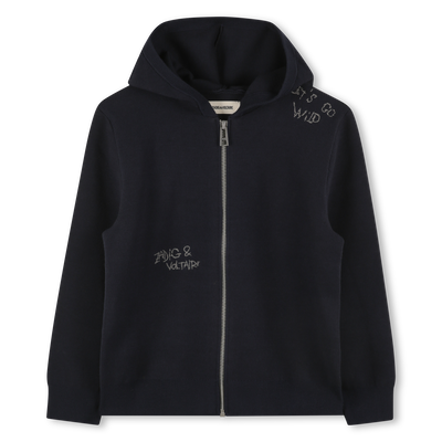 Cardigan de malha com capuz ZADIG & VOLTAIRE BOY