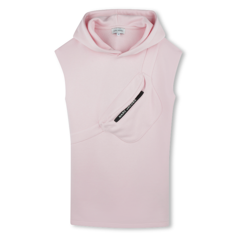 Vestido sem mangas com capuz MARC JACOBS 
                        GIRL