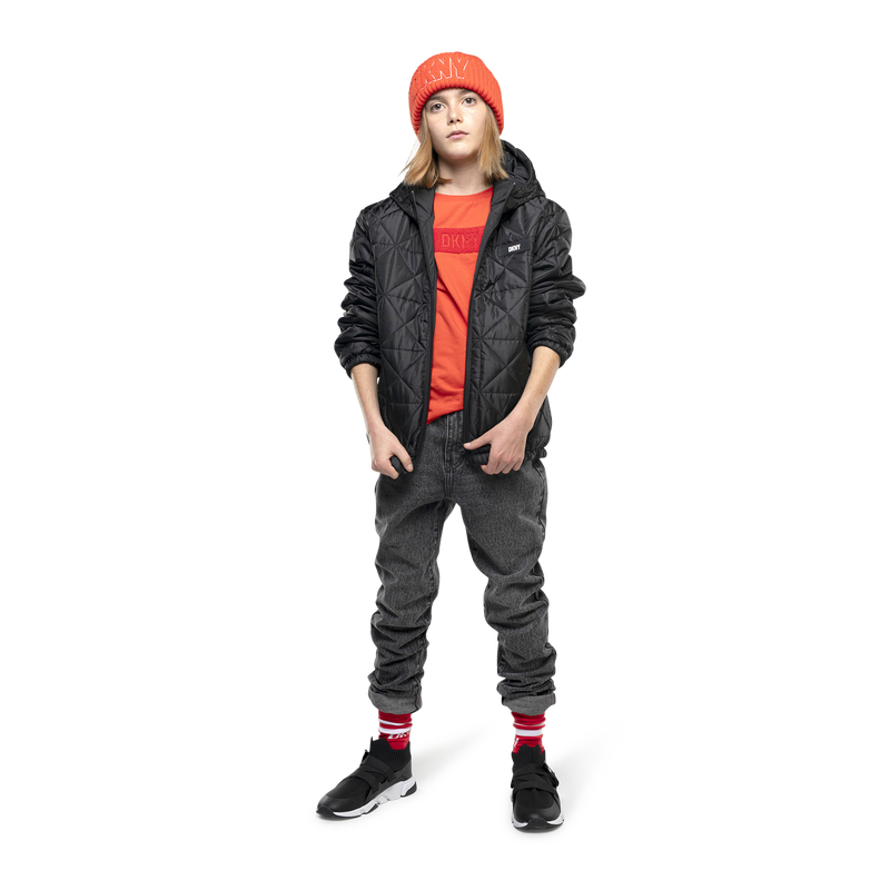 PARKA+CAPUCHO AMOVIVEL DKNY 
                    BOY