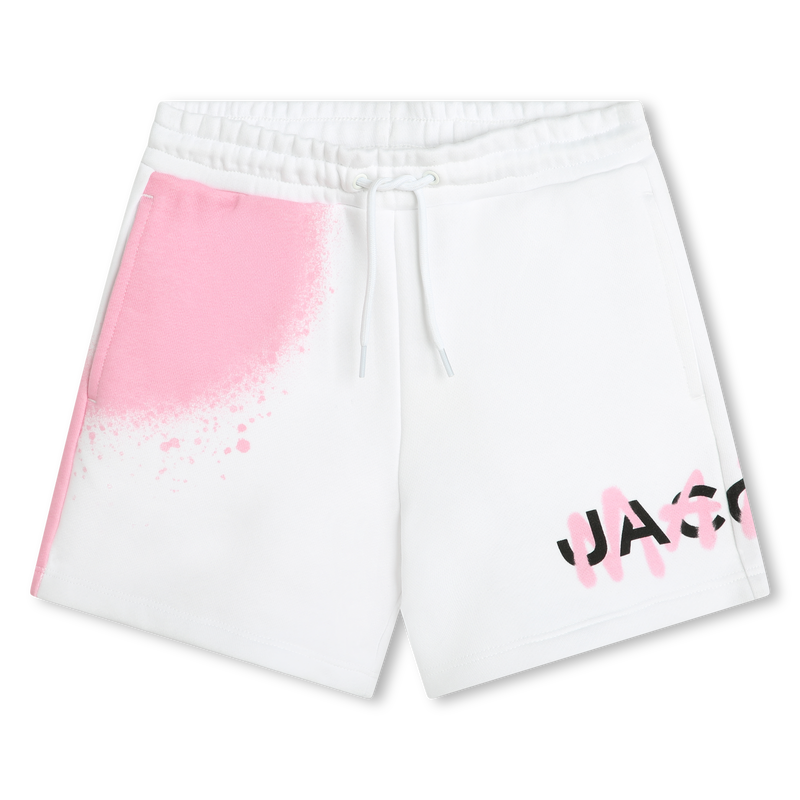 Motif-Print Fleece Shorts THE MARC JACOBS 
                    GIRL