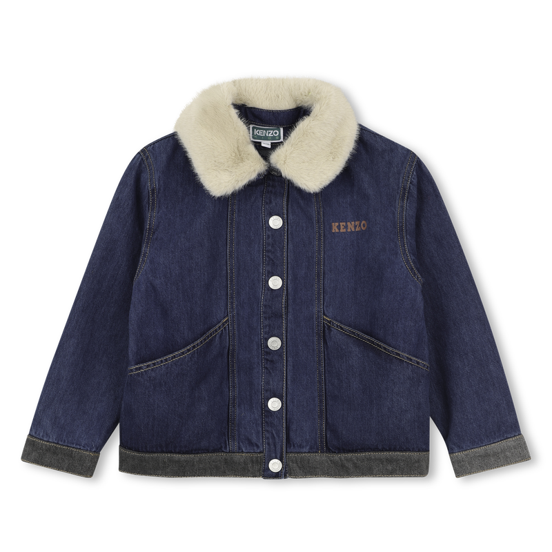 Casaco de denim KENZO KIDS 
                        GIRL