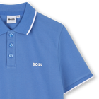 Polo liso de algod&atilde;o piqu&eacute; BOSS 
                    BOY