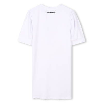 Vestido de manga curta KARL LAGERFELD KIDS GIRL