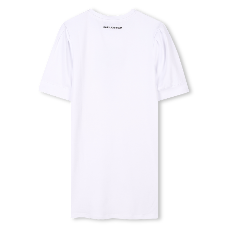 Vestido de manga curta KARL LAGERFELD KIDS 
                        GIRL