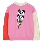 Cardigan de malha decote em v KENZO KIDS 
                    GIRL