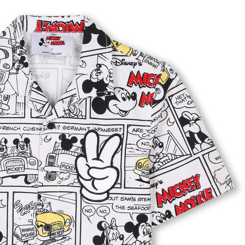Short-sleeved cotton shirt THE MARC JACOBS 
                    BOY
