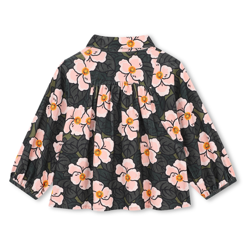 Blusa de veludo KENZO KIDS 
                        GIRL