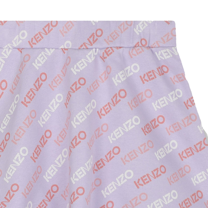 Flared Logo-Printed Skirt KENZO KIDS 
                    GIRL