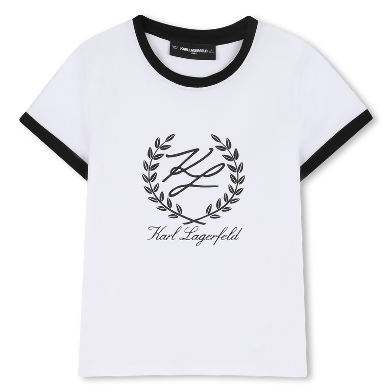 T-SHIRT DE MANGA CURTA KARL LAGERFELD KIDS 
                        GIRL
