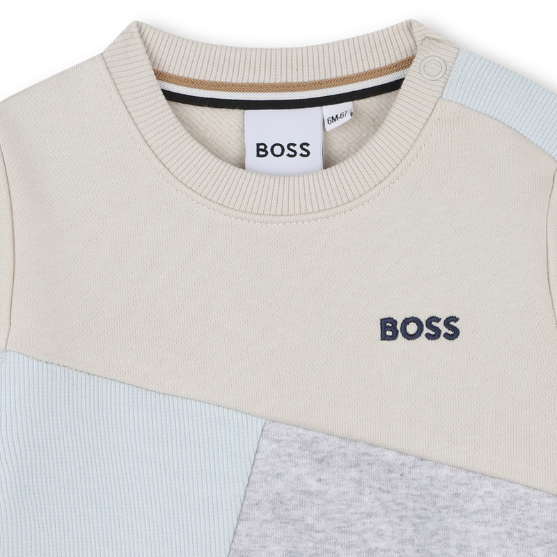Moletom com gola redonda BOSS 
                    BOY