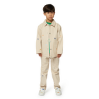 Blus&atilde;o de sarja &agrave;s riscas KENZO KIDS 
                    UNISEX