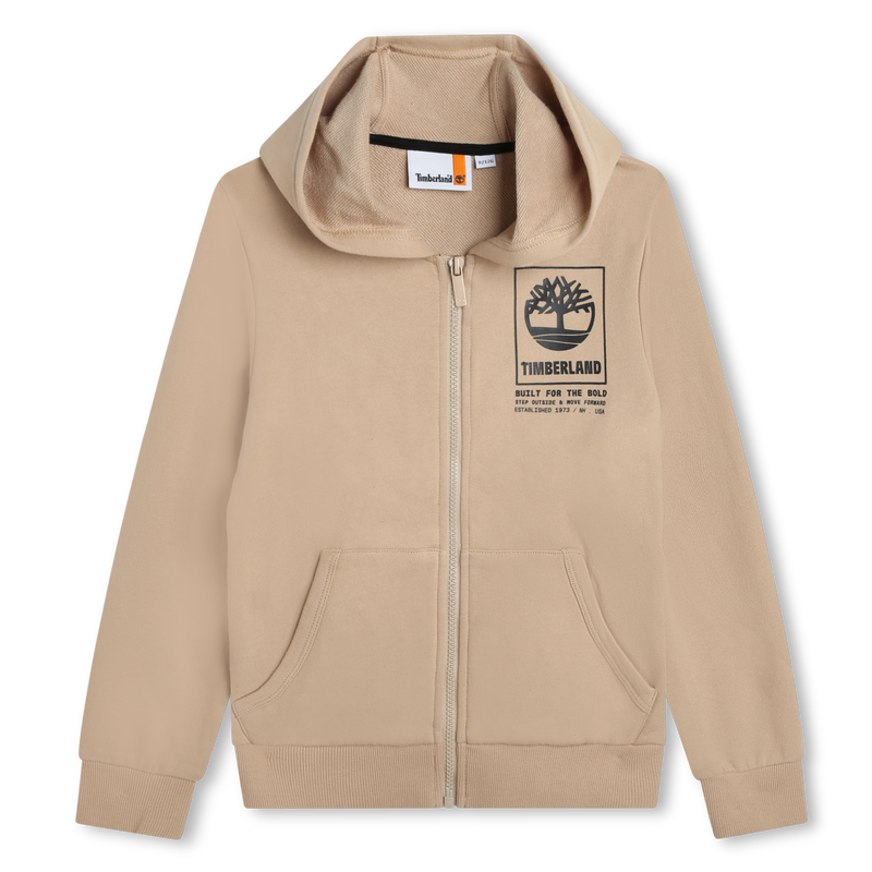 Hooded Zip-Up Sweatshirt TIMBERLAND 
                    BOY