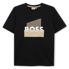 T-shirt de manga curta, PRETO, hi-res