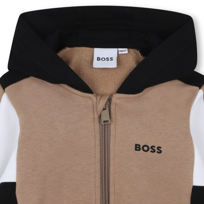 Cardigan com capuz BOSS 
                    BOY