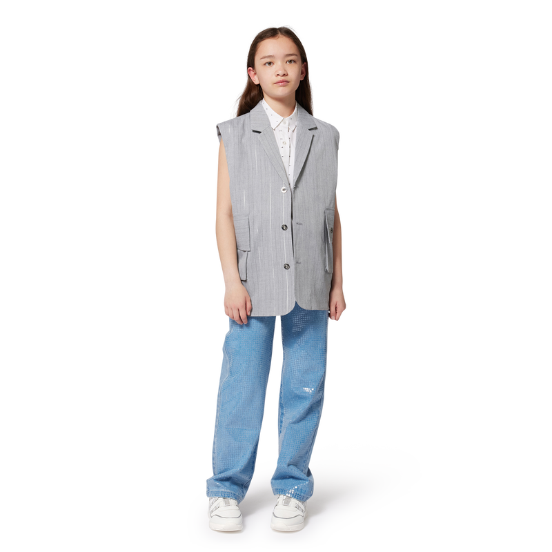 Colete &agrave;s riscas DKNY 
                        GIRL