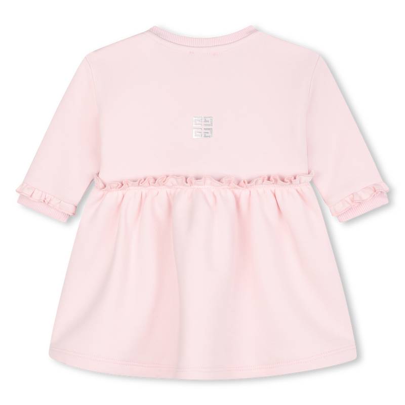 Ruffled Fleece Dress GIVENCHY 
                    GIRL