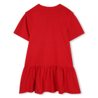 Vestido de manga curta KENZO KIDS 
                    GIRL