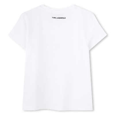 Short-sleeved T-shirt KARL LAGERFELD KIDS GIRL