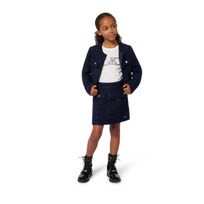 Saia curta em tweed MICHAEL KORS GIRL