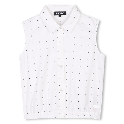 Blusa sem mangas estampada DKNY GIRL