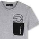 T-shirt de manga curta KARL LAGERFELD KIDS 
                    BOY