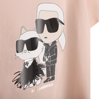 Camiseta de mangas curtas KARL LAGERFELD KIDS 
                    GIRL