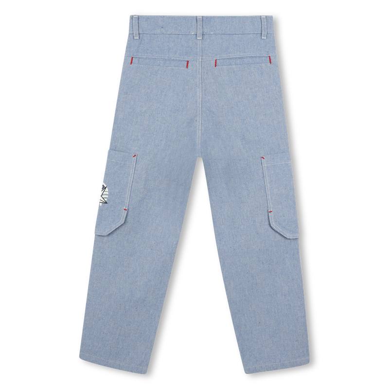 Cal&ccedil;as de algod&atilde;o com bolsos KENZO KIDS 
                        BOY