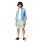 Cal&ccedil;&otilde;es de bermuda fleece DKNY 
                    BOY