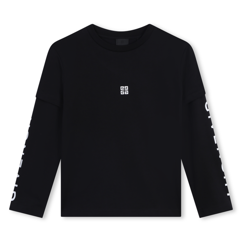 T-shirt 2 em 1 com estampados GIVENCHY 
                    BOY