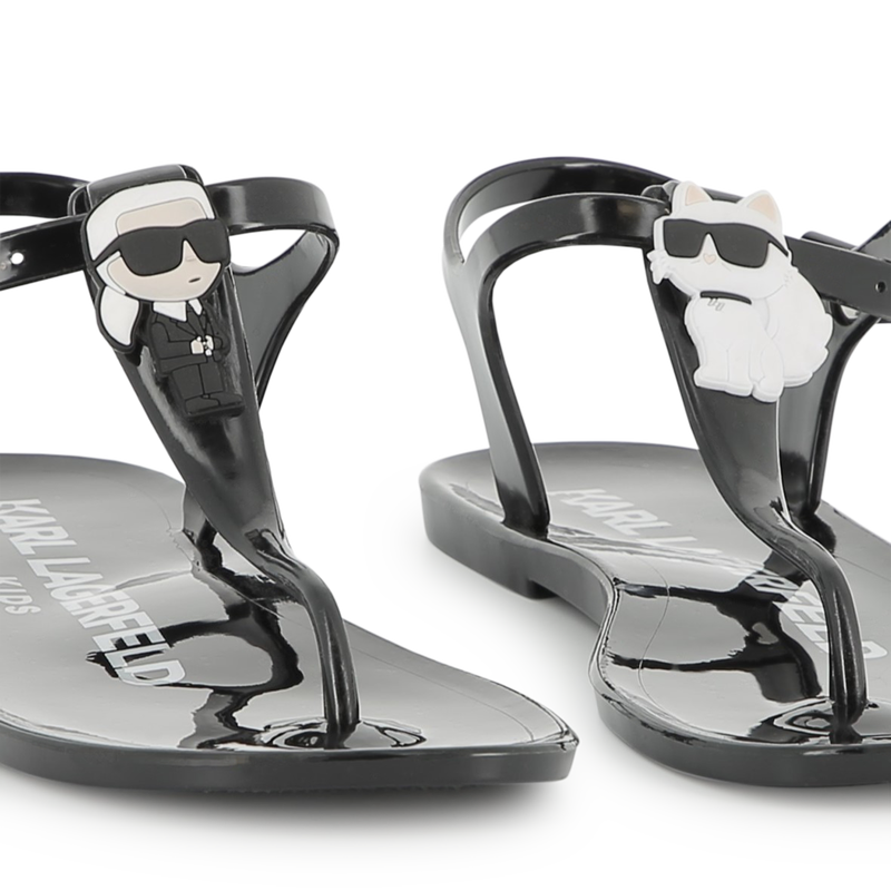 Sand&aacute;lias de fivela KARL LAGERFELD KIDS 
                        GIRL