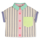 Camisa listrada de manga curta BILLIEBLUSH 
                    GIRL